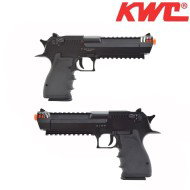 Co2 pistol semi/full auto desert eagle l6 mk xix .50ae black kwc (kw-del6)