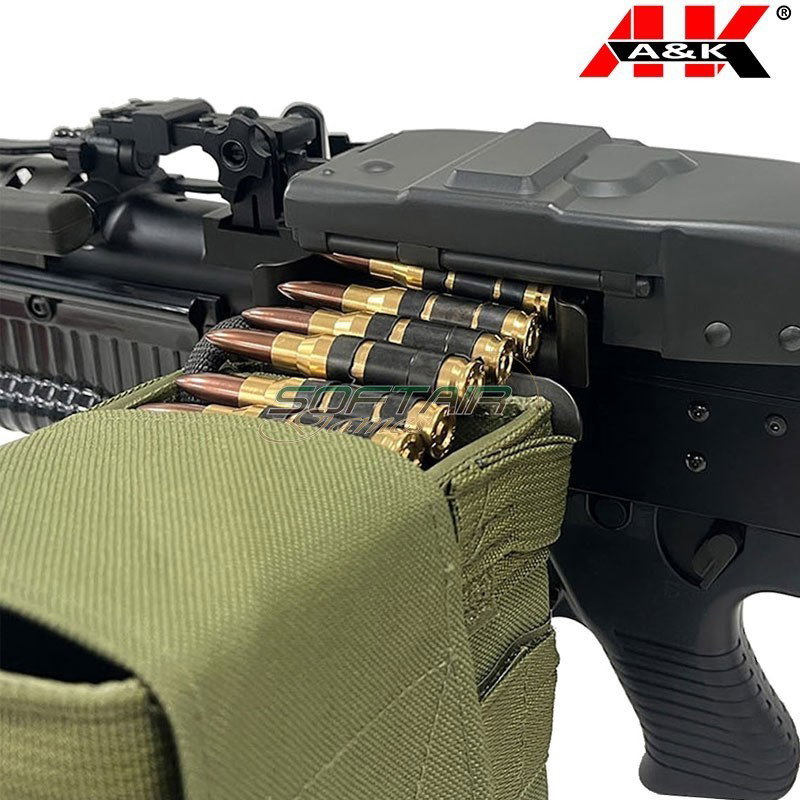 Mitragliatrice elettrica M60 Vietnam UPGRADED Ver. BLACK A&K (mk60n)