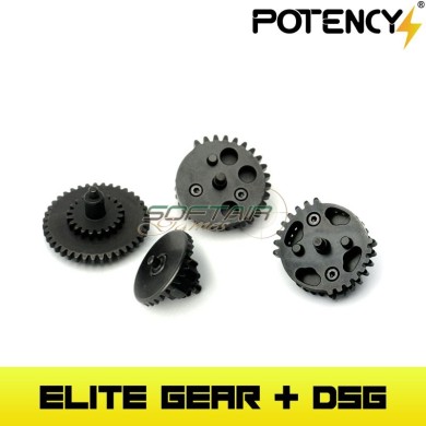 KIT ingranaggi ELITE GEAR 18:1 + DSG Potency® (PTY-KITDSG18)