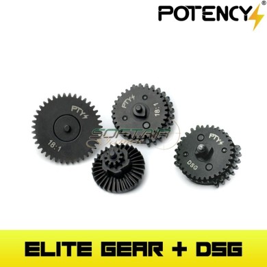 ELITE GEAR 18:1 + DSG Gear Kit Potency® (PTY-KITDSG18)