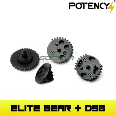 KIT ingranaggi ELITE GEAR 16:1 + DSG Potency® (PTY-KITDSG16)