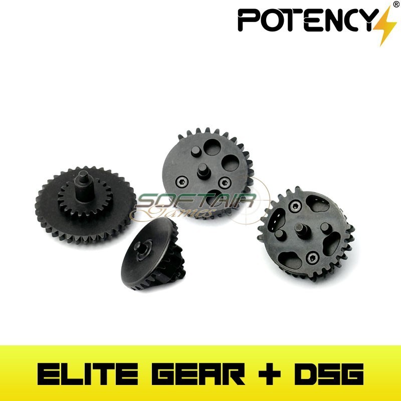 KIT ingranaggi ELITE GEAR 16:1 + DSG Potency® (PTY-KITDSG16)