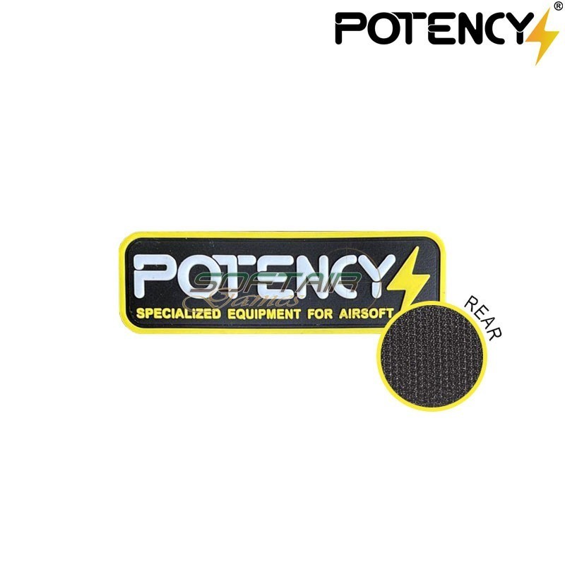 Patch 3D PVC Potency® (PTY-PATCH)