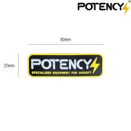 Patch 3D PVC Potency® (PTY-PATCH)