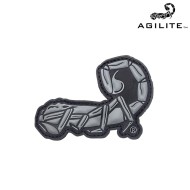 Patch PVC SCORPION WOLF GREY Agilite (8124GRY1SZ)