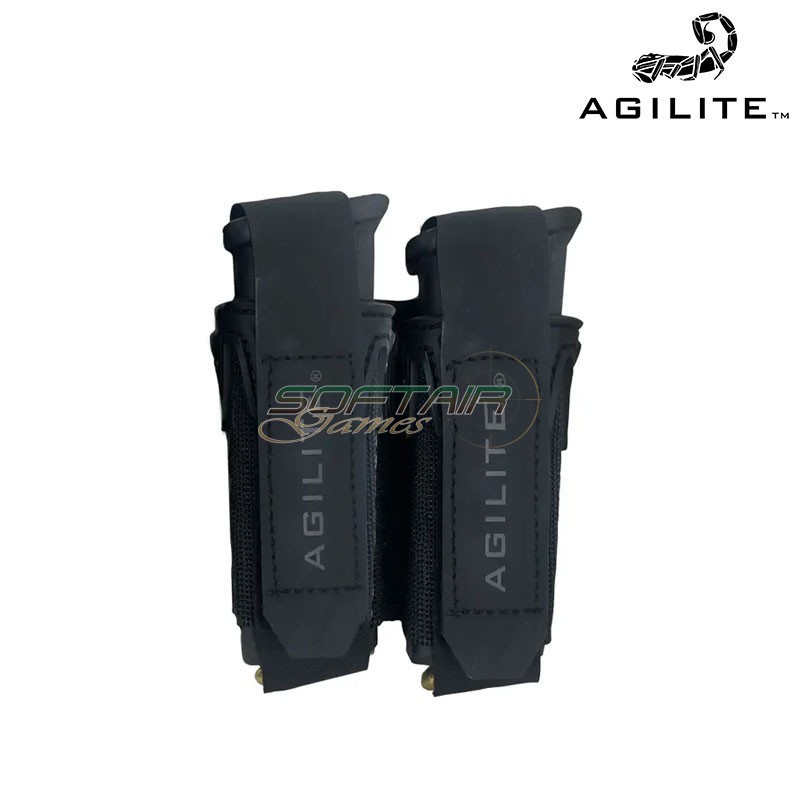 Tasca doppia PINCER™ per pistola BLACK Agilite (8049blk1sz)