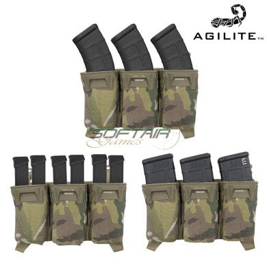 PINCER PLACARD™ MULTI-CALIBER Triple Mag Pouch MULTICAM Agilite (8038.1mtc1sz)