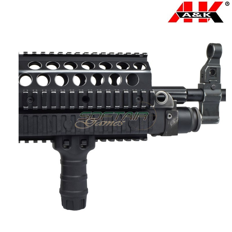 Electric Rifle MK46 EVO Battle Worn black A&K (mk46bwb)