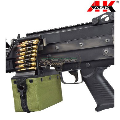 Electric Rifle MK46 EVO Battle Worn black A&K (mk46bwb)