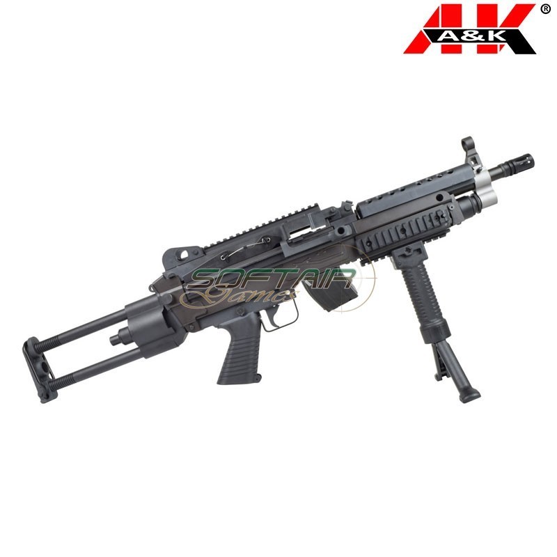 Fucile Elettrico M249K Polymer Version Nero A&K (m249kp)