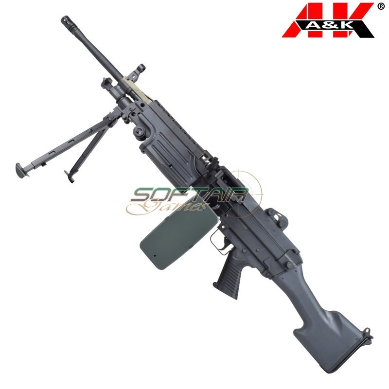 Electric rifle M249-MK2 Polymer version BLACK A&K (m249-mk2p)
