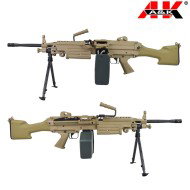 Fucile elettrico M249-MK2 Polymer version DARK EARTH A&K (m249-mk2pt)