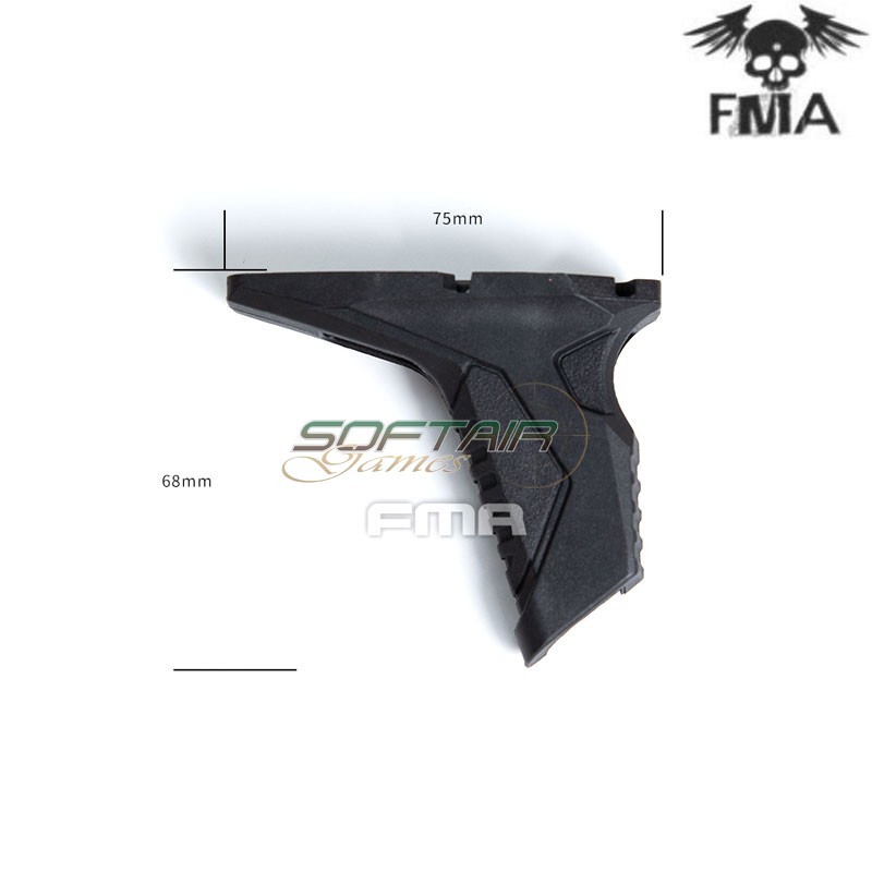 Angled HandStop LC/KeyMod BLACK Cable Management FMA (fma-tb1463-bk)