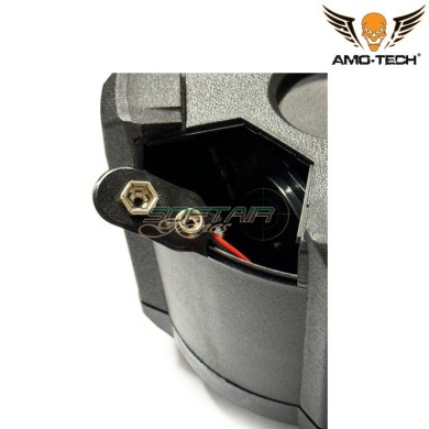 Caricatore elettrico 1200bb george black per serie g36 amo-tech® (amt-js-george-bk)