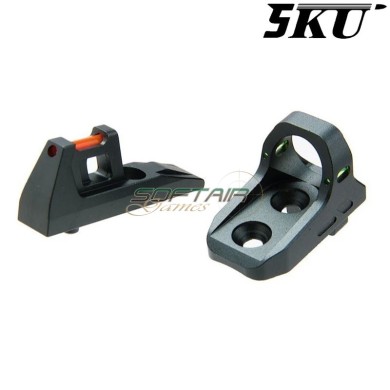 Glow Fiber Sight Ghost Ring for AAP-01 5KU (5ku-abaap-022-bk)