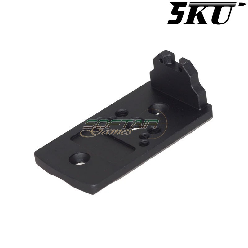 RMR mount and Glow Fiber Sight for AAP-01 5KU (5ku-abaap-021-bk)