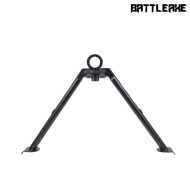Foldable and extensible bipod for m249 series BLACK BATTLEAXE (01-6a)