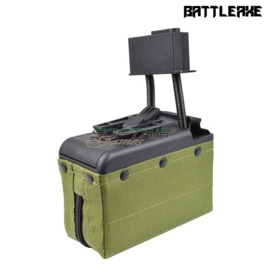 Electric magazine 2000 BBS for m249 OLIVE DRAB BATTLEAXE (D249OD)