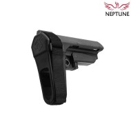 Stabilizing Brace Style Stock BLACK Neptune (nte-227-bk)