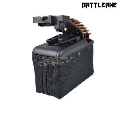 caricatore elettrico 2000 BBS per mk46 minimi NERO BATTLEAXE (minimi drum bk)