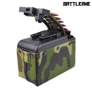 Electric magazine 2000 BBS for mk46 minimi WOODLAND BATTLEAXE (MINIMI DRUM MC)