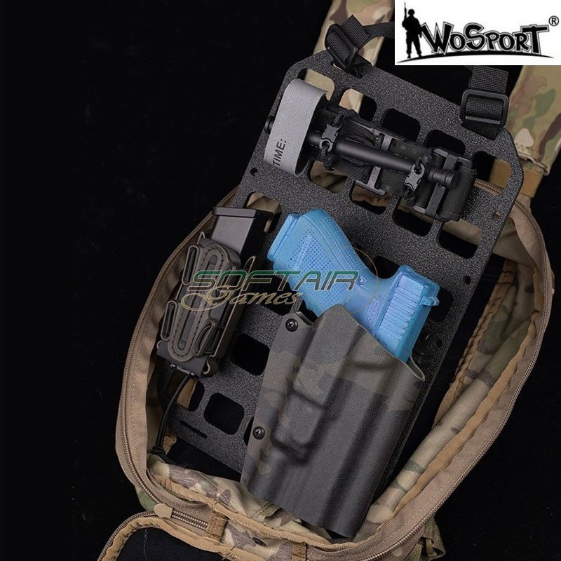 Tactical storage plate 8 x 12.5 inch WOSPORT (wo-mp01)