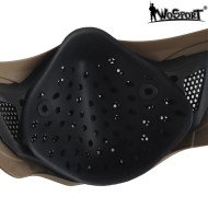 mezza maschera scorpion TAN WOSPORT  (wo-ma201t)