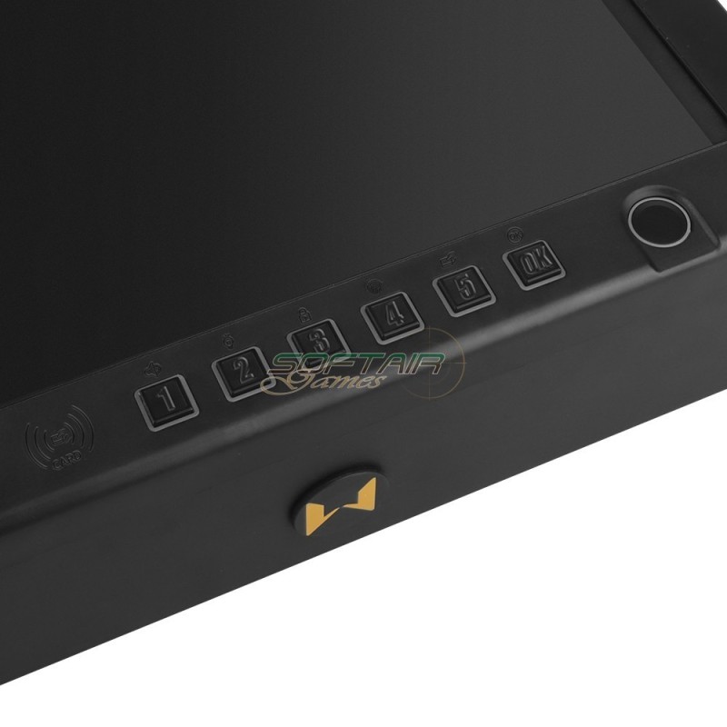 Smart Steel Q345 Safe Box for Handguns and Documents with Biometric access WoSport (WO-TG90)