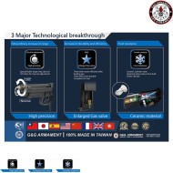 Gas pistol GPM92 GP2 HUNTER GREEN G&G (gg-m92-gp2v)
