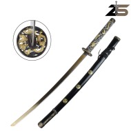 Katana ornamentale color oro dragon engraving ZSwords (zs626gd)