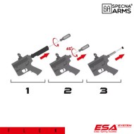 Fucile elettrico SA-F20 FLEX™ ETU™ LC style BLACK specna arms® (spe-01-040802)