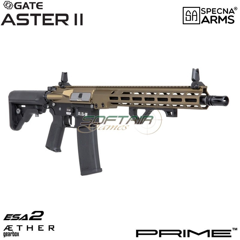 Electric rifle SA-P22 Prime™ Aster II ETU - Brushless Motor CHAOS BRONZE Specna Arms® (spe-01-043645)