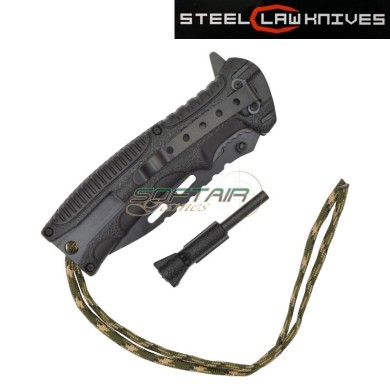 Foldable pocket knife with thumb stud Firestarter STEEL CLAW KNIVES  (cw-219)