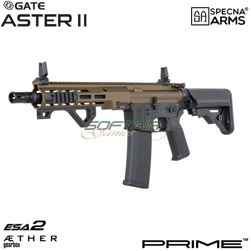 Fucile elettrico SA-P23 Prime™ Aster II ETU - Motore Brushless CHAOS BRONZE Specna Arms® (spe-01-043647)