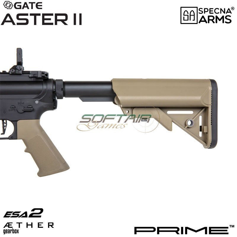 Fucile elettrico MK18 Daniel Defense® SA-P26 Prime™ Aster II ETU - Motore Brushless CHAOS BRONZE Specna Arms® (spe-01-043653)