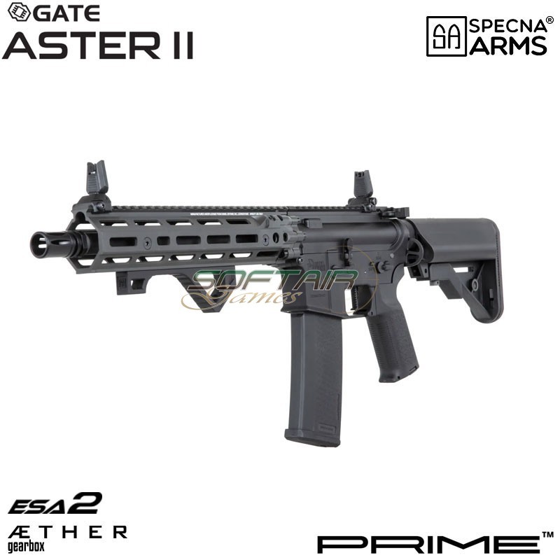 Electric rifle Daniel Defense® RIS III SA-P28 Prime™ Aster II ETU - Brushless Motor GREY Specna Arms® (spe-01-043659)