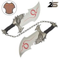 Pugnali ornamentali blades of chaos (zs147)