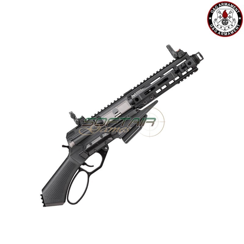 Fucile a GAS LEVAR 7" BLACK G&G (gg-levar7)