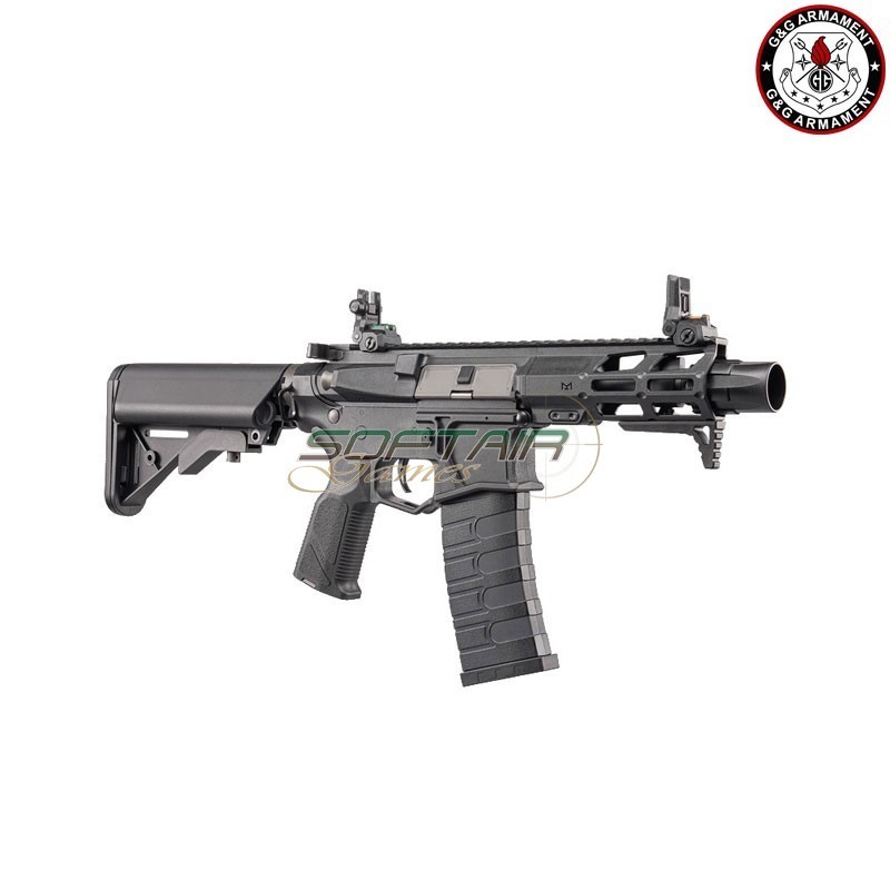 Electric rifle CM16 BATTO PDW BLACK G&G (gg-cm16battopdw)
