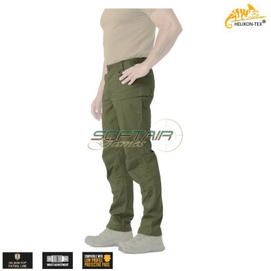 SFU NEXT Pants Mk2® PolyCotton Stretch Ripstop OLIVE GREEN Helikon-Tex® (sp-sn2-sp-02)