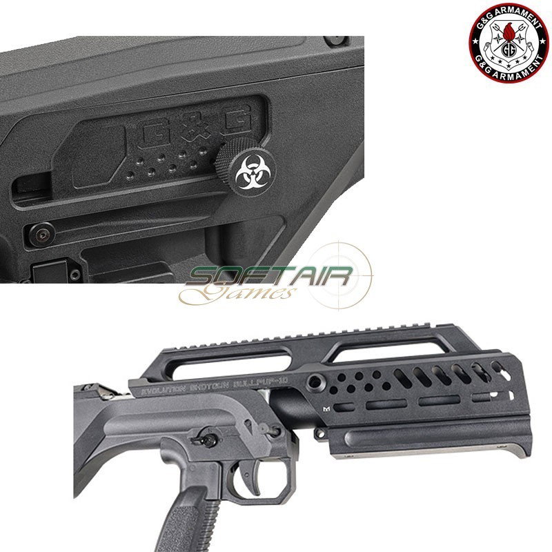 Fucile a GAS ESG B-10 BLACK G&G (gg-esgb)