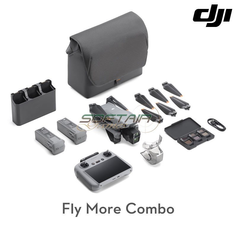 DJI Air 3S Fly More Combo e DJI RC 2 (DJA3S2)