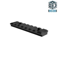 Slitta BLACK Picatinny per Krytac e Zenit. style BC3D (bc3d-18-bk)