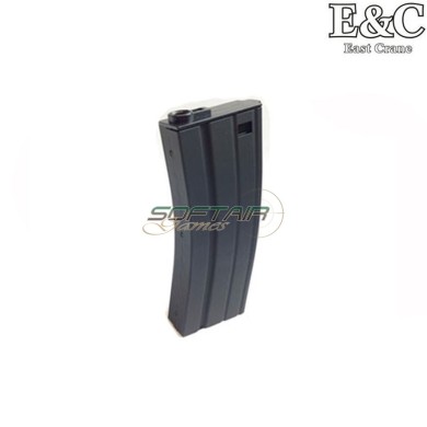 Mid-caps magazines 110bb in black metal for m4/m16 aeg E&C (ma-005)