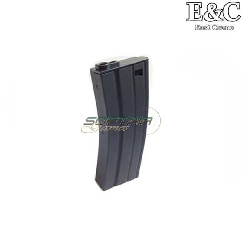 Mid-caps magazines 110bb in black metal for m4/m16 aeg E&C (ma-005)