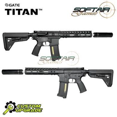 Electric rifle N4 NSR9 DEVGRU FULL CUSTOM 30bb/s BLACK SoftairGames (sgw-27-bk)