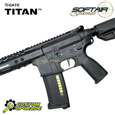 Electric rifle N4 NSR9 DEVGRU FULL CUSTOM 30bb/s BLACK SoftairGames (sgw-27-bk)