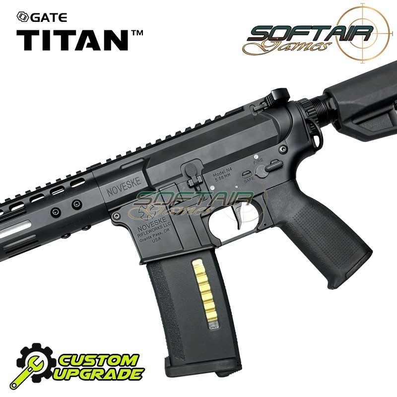 Electric rifle N4 NSR9 DEVGRU FULL CUSTOM 30bb/s BLACK SoftairGames (sgw-27-bk)
