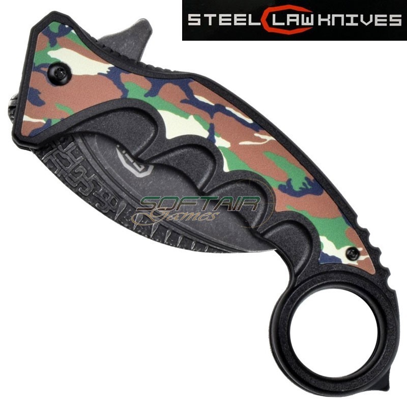 Spring assisted karambit folding knife sck  (cw-h36)