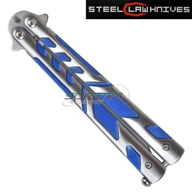 Coltello butterly silver light blue sck (cw-089-1)